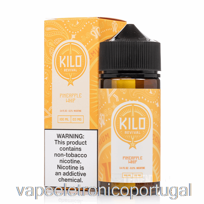 Vape Eletrônico Chicote De Abacaxi - Quilo Revival - 100ml 0mg